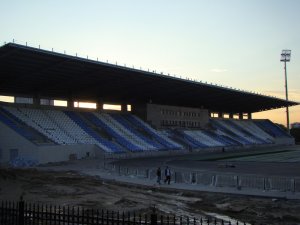 Строительство стадиона "Труд" (фото 28.05.2008)